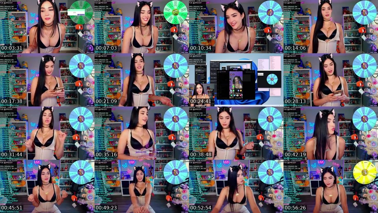Contact-sheet preview of CinCinBear's Kick recording