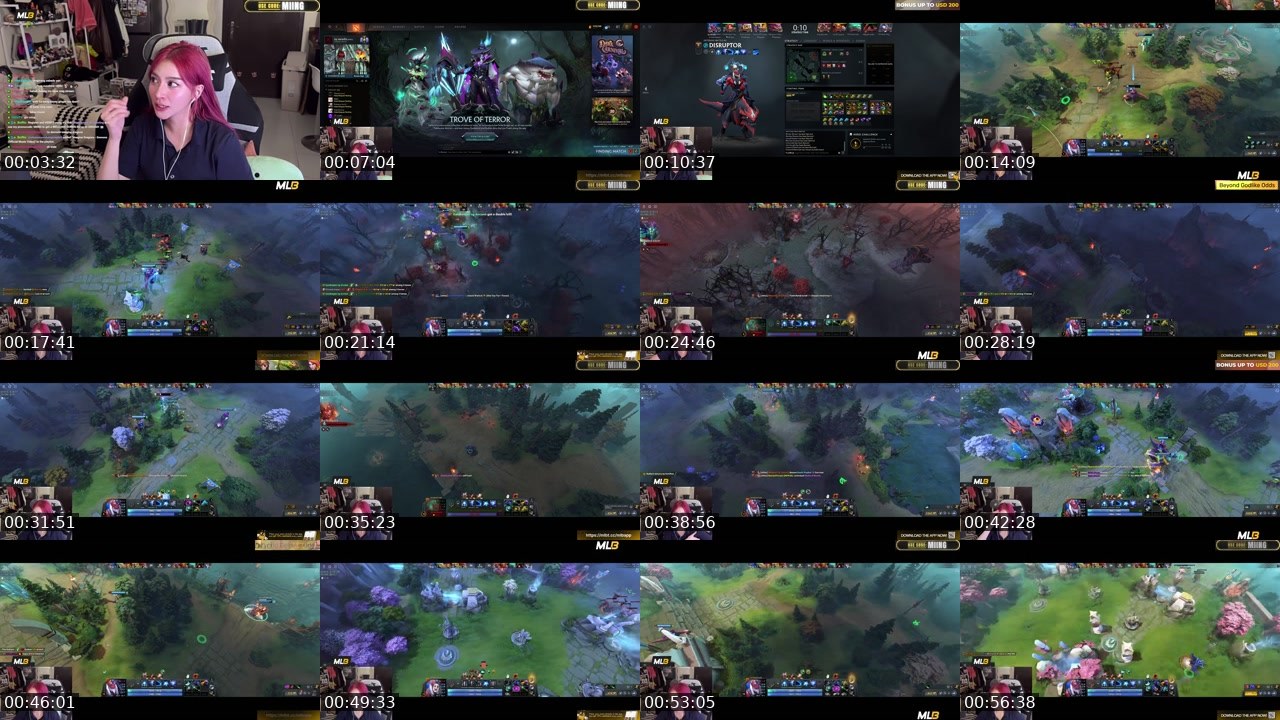 Contact-sheet preview of inamiing's Kick recording