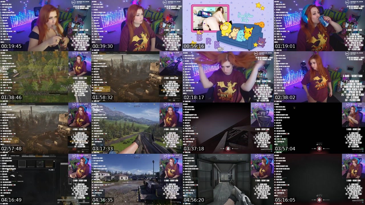 Contact-sheet preview of PeachyJade's Kick recording