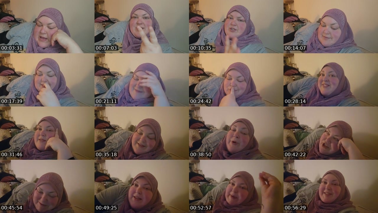 Contact-sheet preview of foodiebeautykick's Kick recording