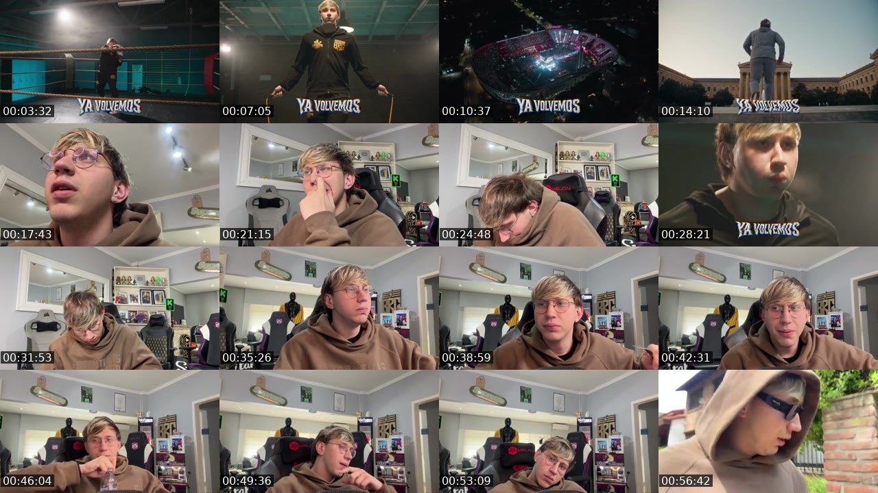 Contact-sheet preview of Brunenger's Kick recording