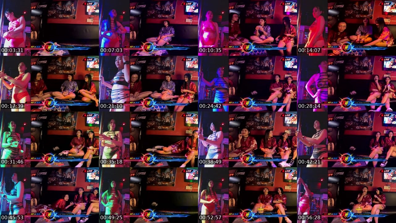 Contact-sheet preview of RedHotAndBlueAgogoPattaya's Kick recording