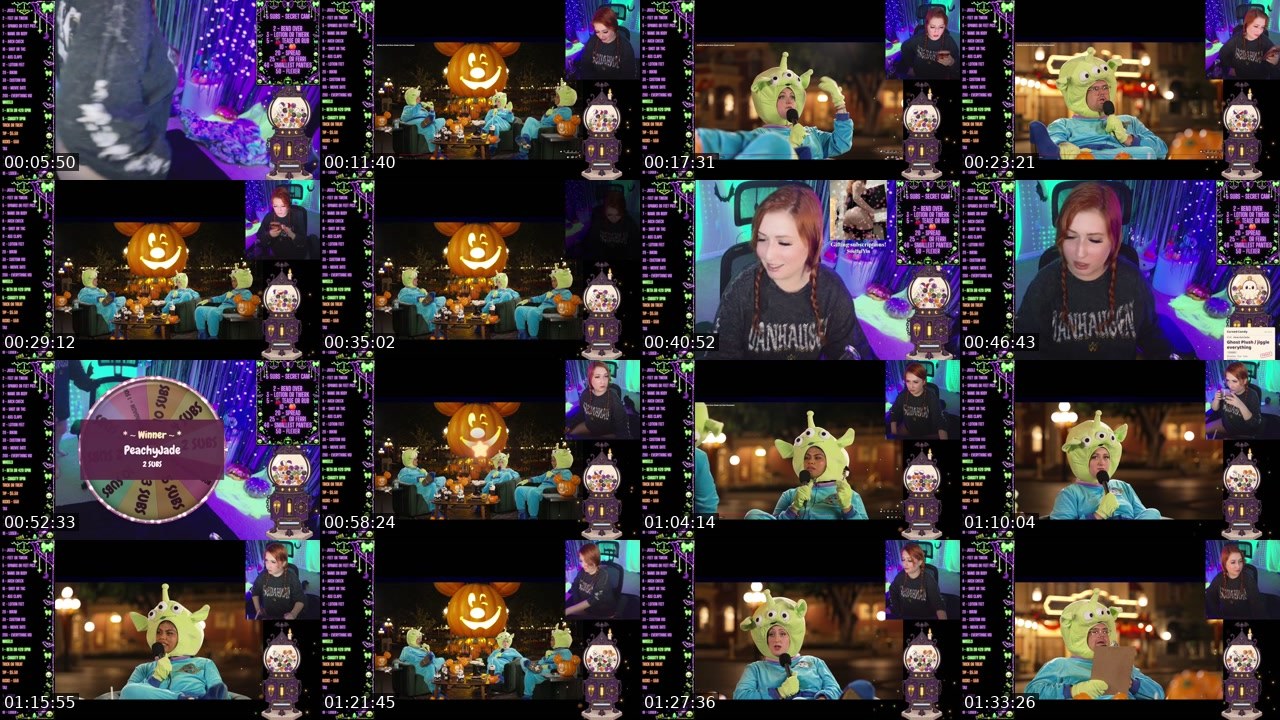 Contact-sheet preview of PeachyJade's Kick recording