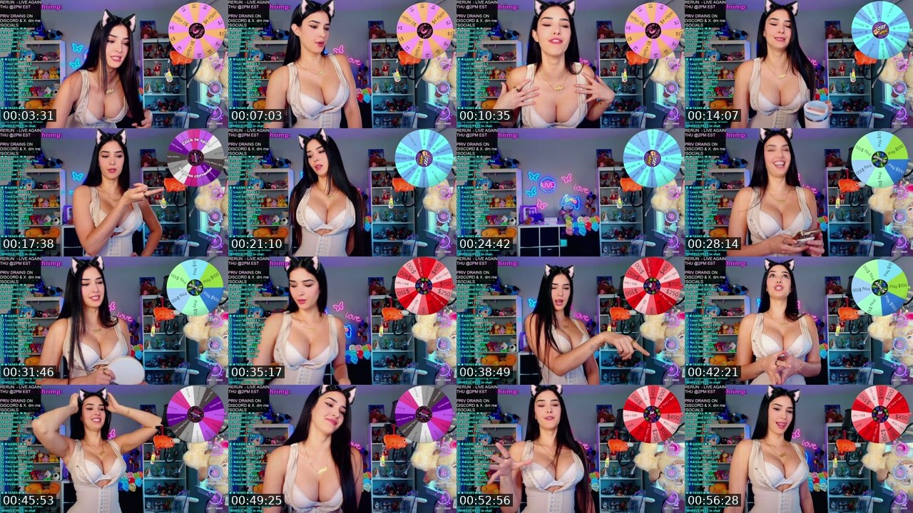 Contact-sheet preview of CinCinBear's Kick recording