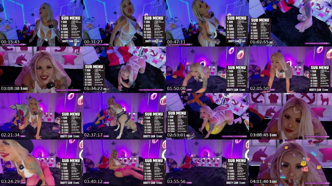 Contact-sheet preview of ladigabster's Kick recording