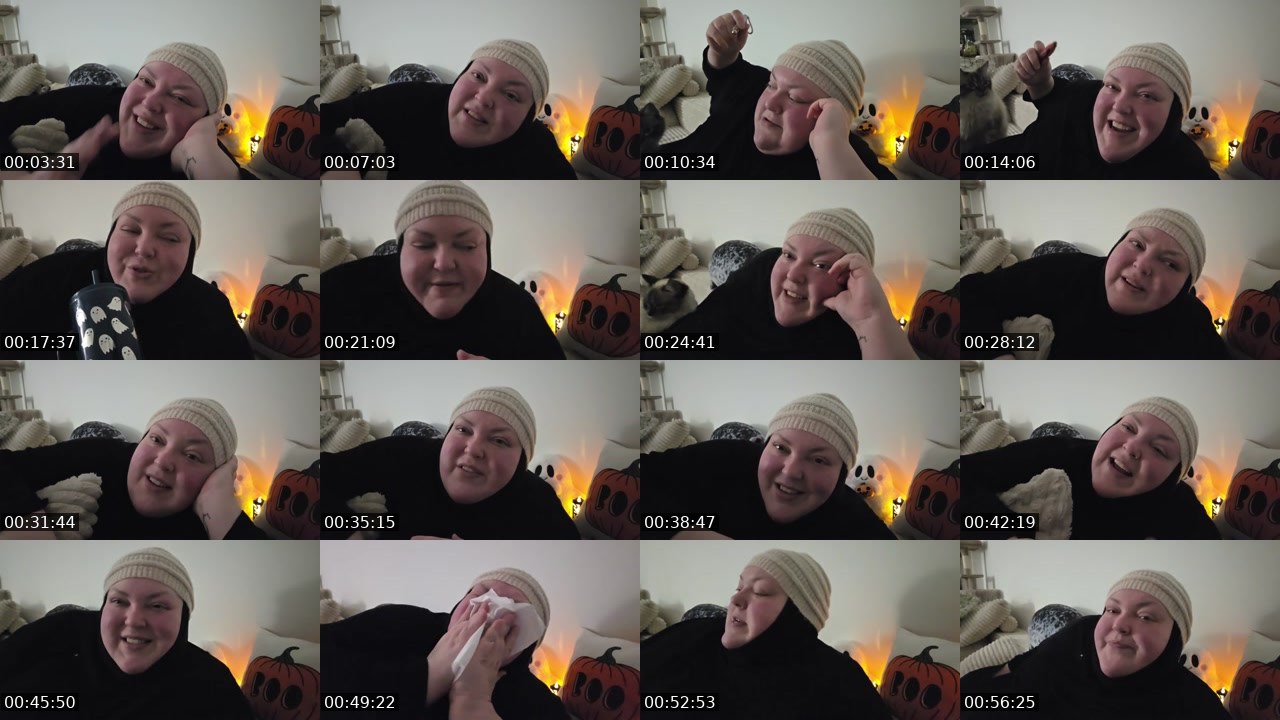 Contact-sheet preview of foodiebeautykick's Kick recording