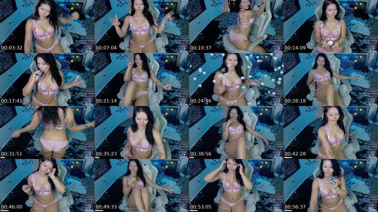 Contact-sheet preview of BlissyxAngel's Kick recording