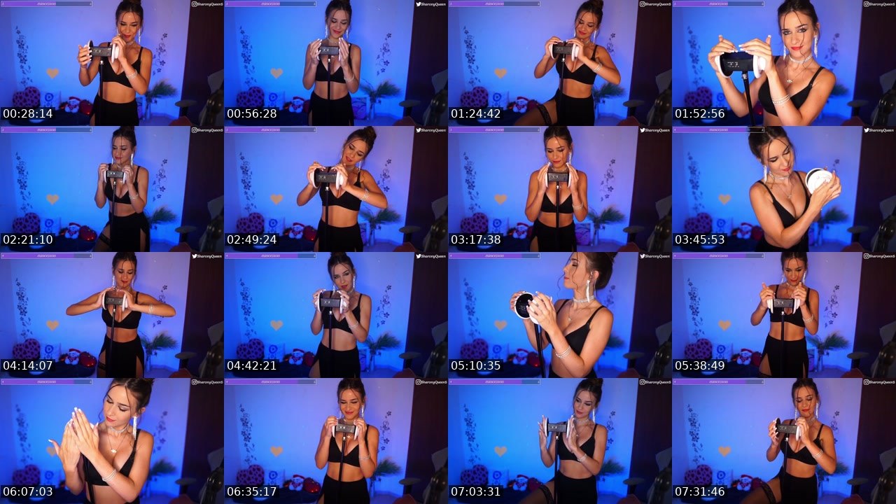 Contact-sheet preview of SharonQueen's Kick recording