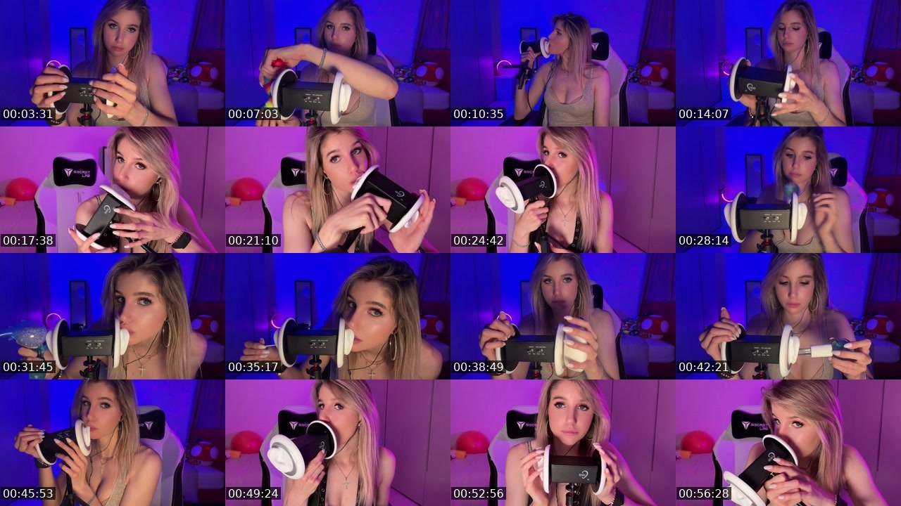 Contact-sheet preview of alinaaxblonde's Kick recording