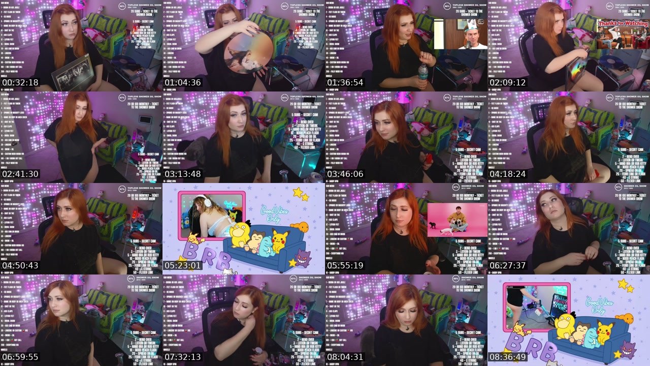 Contact-sheet preview of PeachyJade's Kick recording