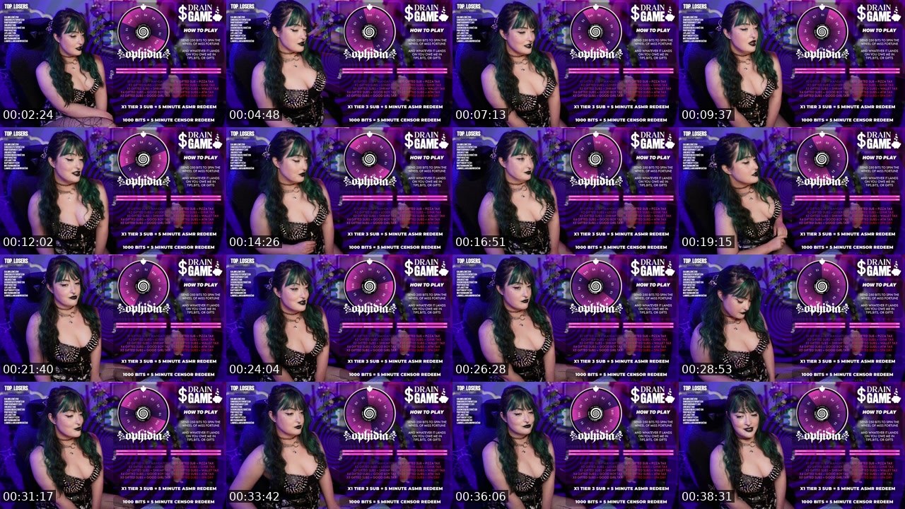 Contact-sheet preview of ophidiavenom's Kick recording