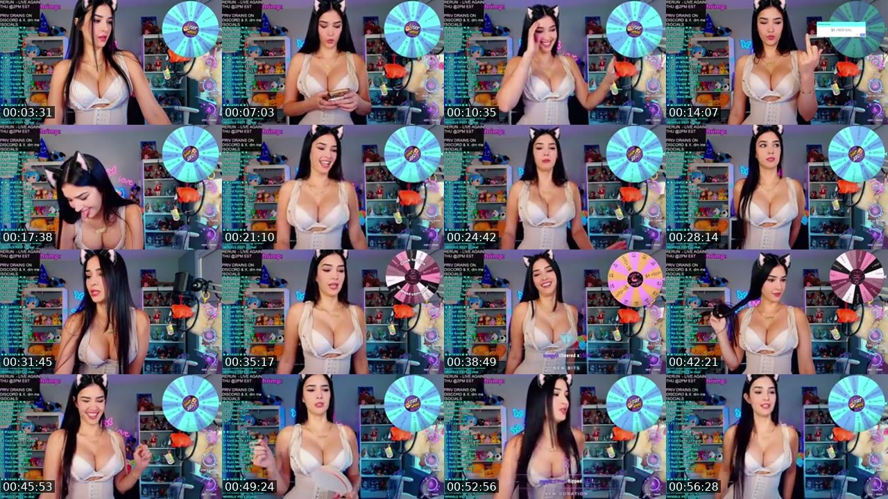 Contact-sheet preview of CinCinBear's Kick recording