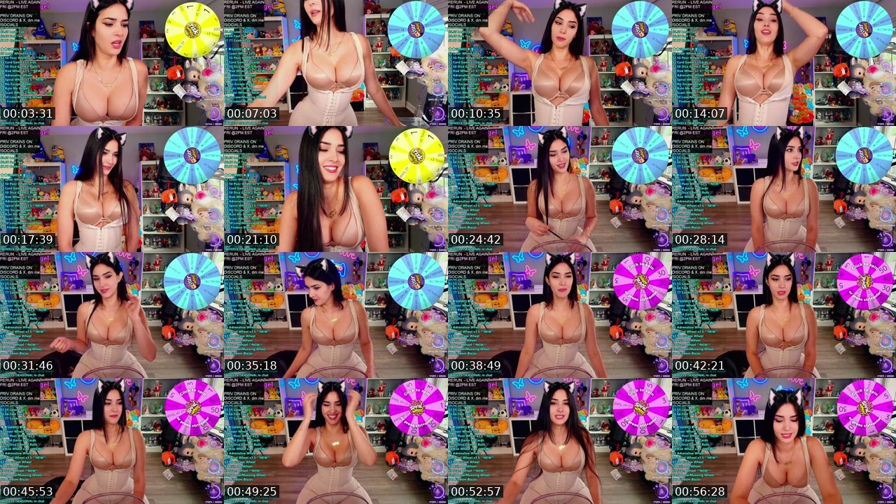 Contact-sheet preview of CinCinBear's Kick recording