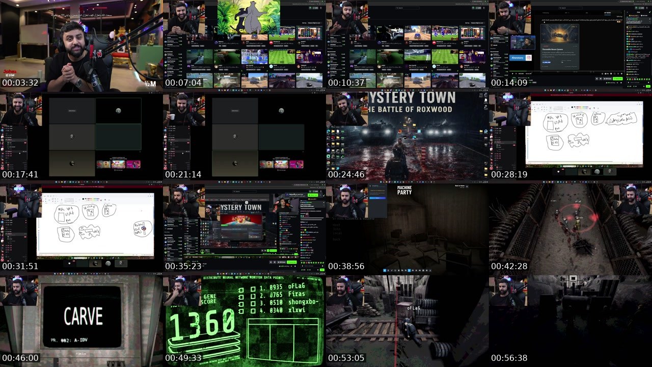 Contact-sheet preview of SXB's Kick recording