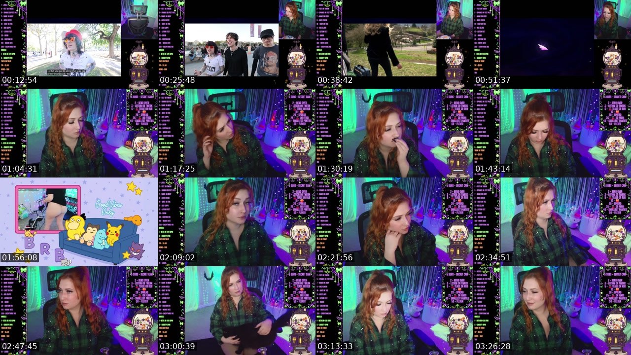 Contact-sheet preview of PeachyJade's Kick recording