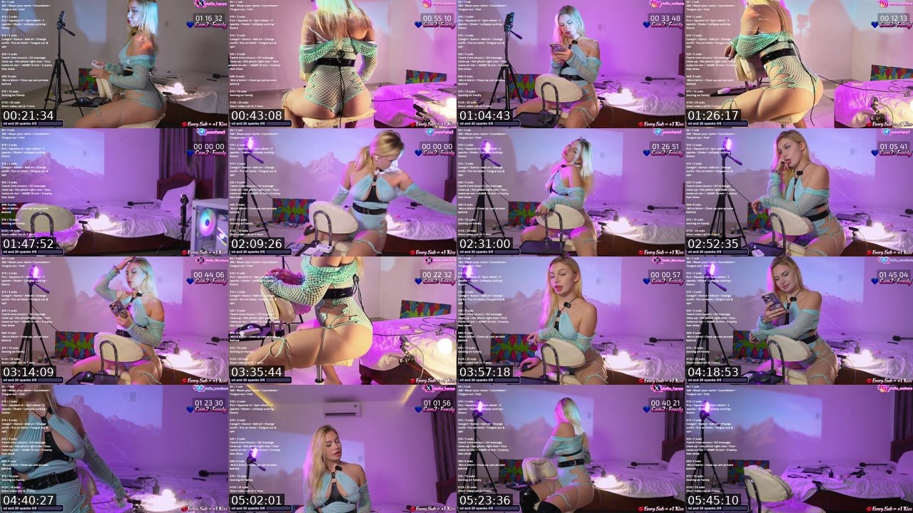 Contact-sheet preview of Stella_Wowhere's Kick recording