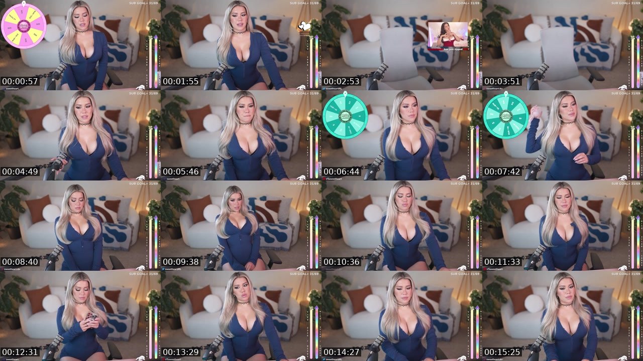 Contact-sheet preview of sweetheart's Kick recording