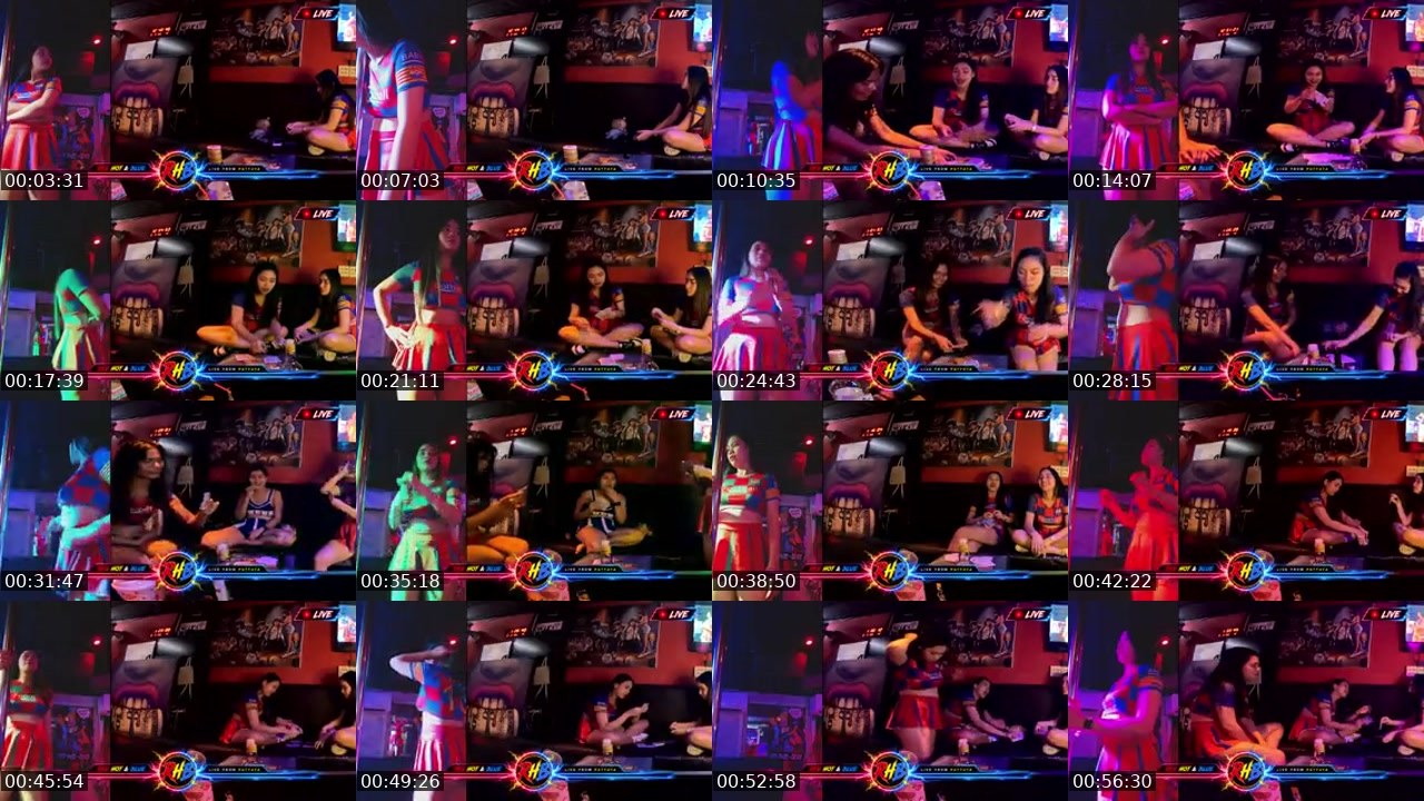 Contact-sheet preview of RedHotAndBlueAgogoPattaya's Kick recording