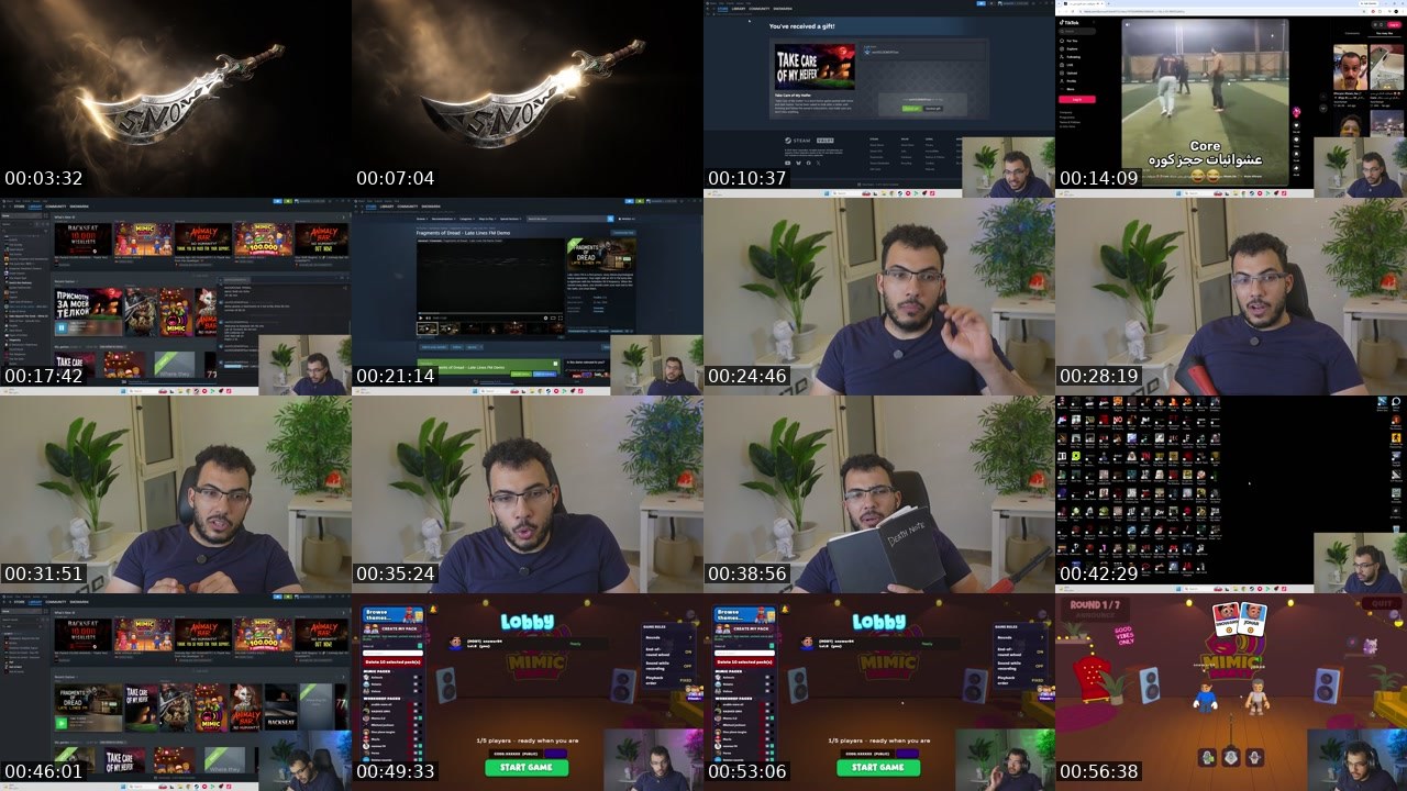 Contact-sheet preview of snowar12's Kick recording
