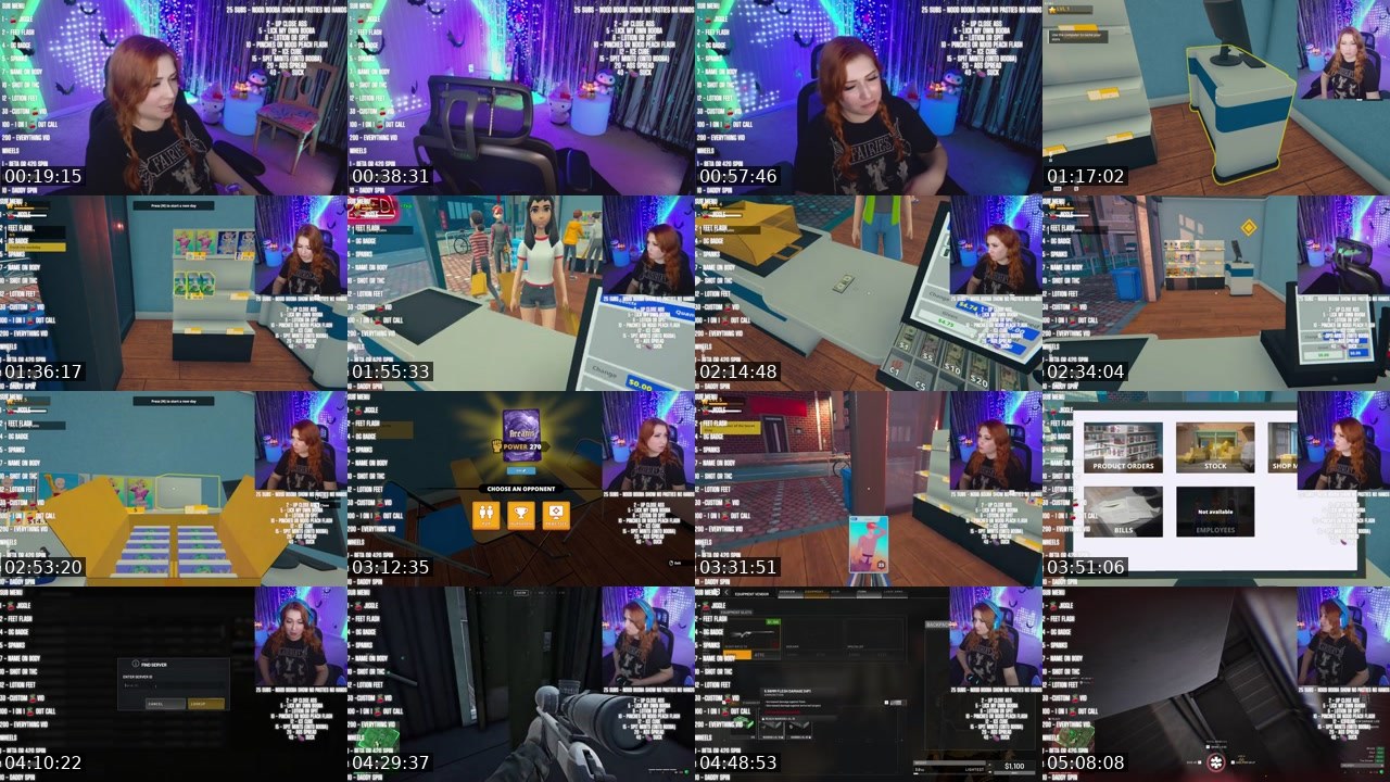 Contact-sheet preview of PeachyJade's Kick recording