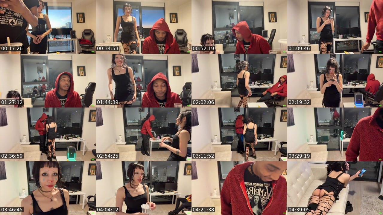 Contact-sheet preview of SheLuvsBats's Kick recording