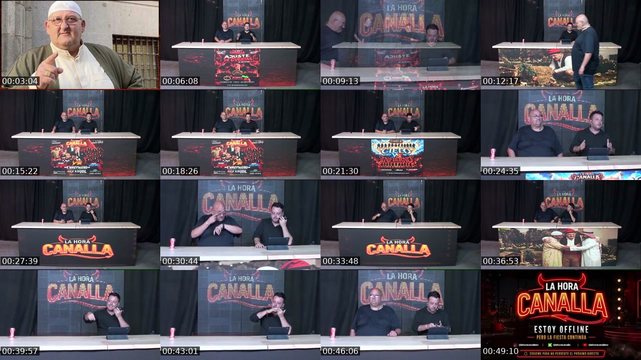 Contact-sheet preview of LaHoraCanalla's Kick recording