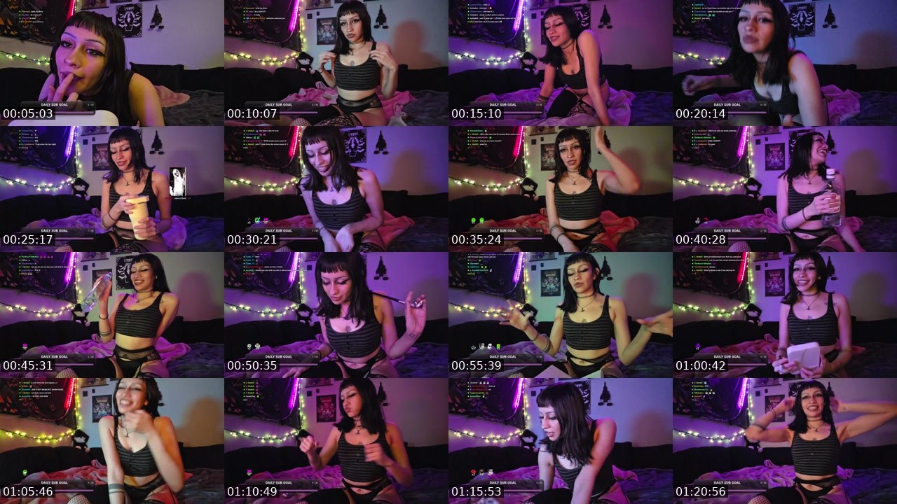 Contact-sheet preview of SheLuvsBats's Kick recording