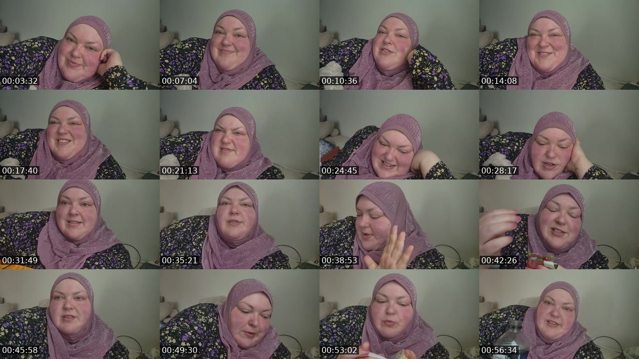 Contact-sheet preview of foodiebeautykick's Kick recording