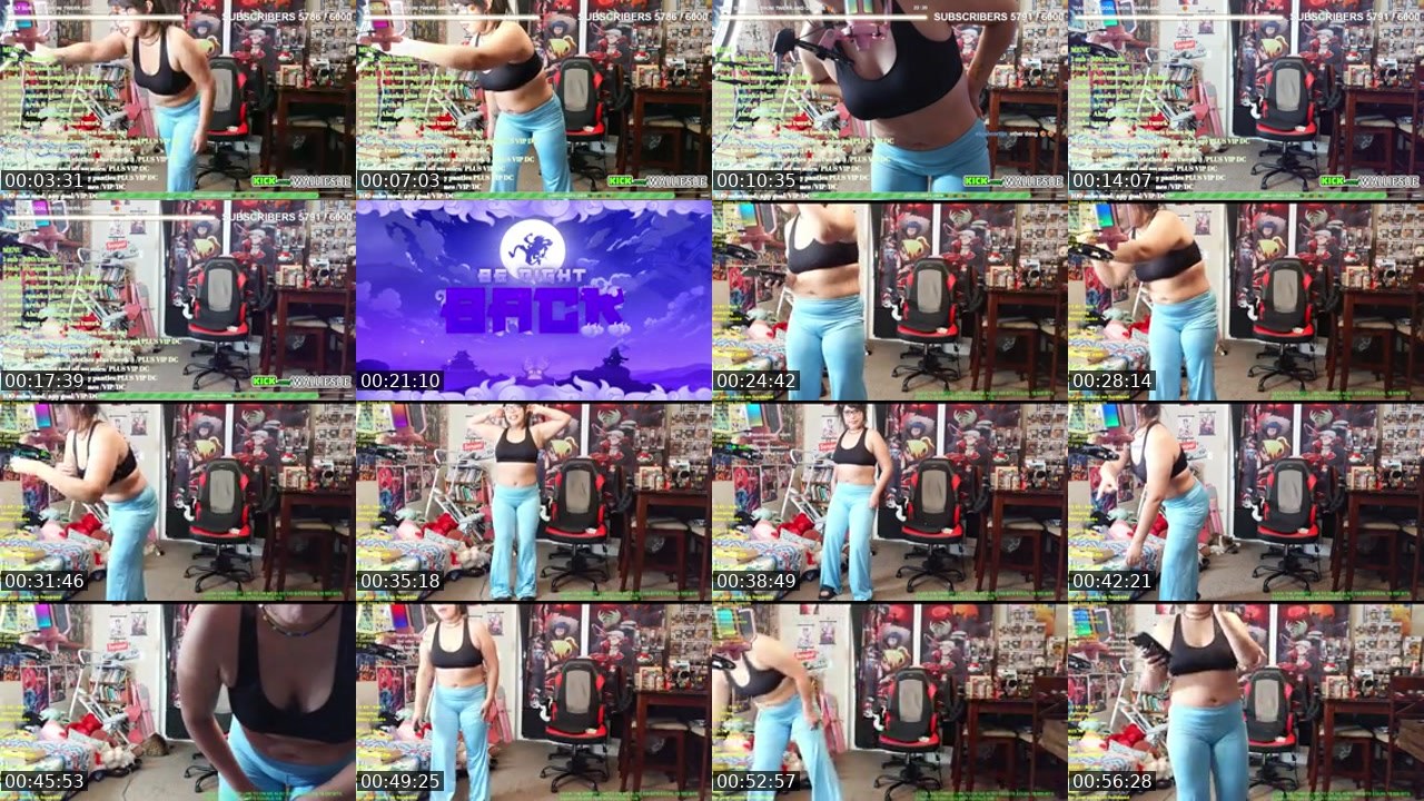 Contact-sheet preview of WallieSue's Kick recording