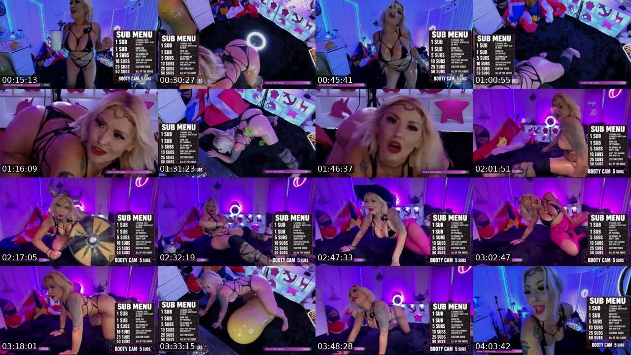 Contact-sheet preview of ladigabster's Kick recording