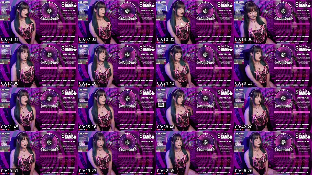Contact-sheet preview of ophidiavenom's Kick recording