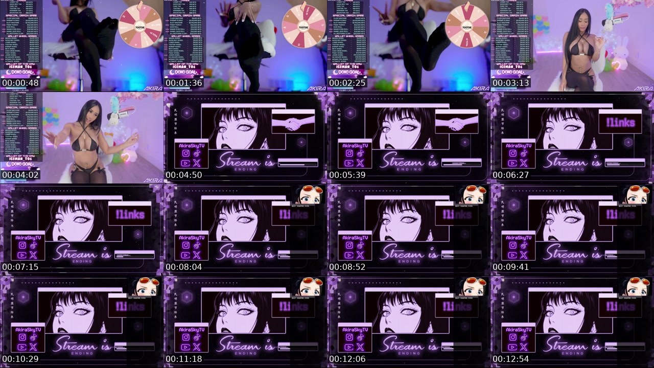 Contact-sheet preview of Akira's Kick recording