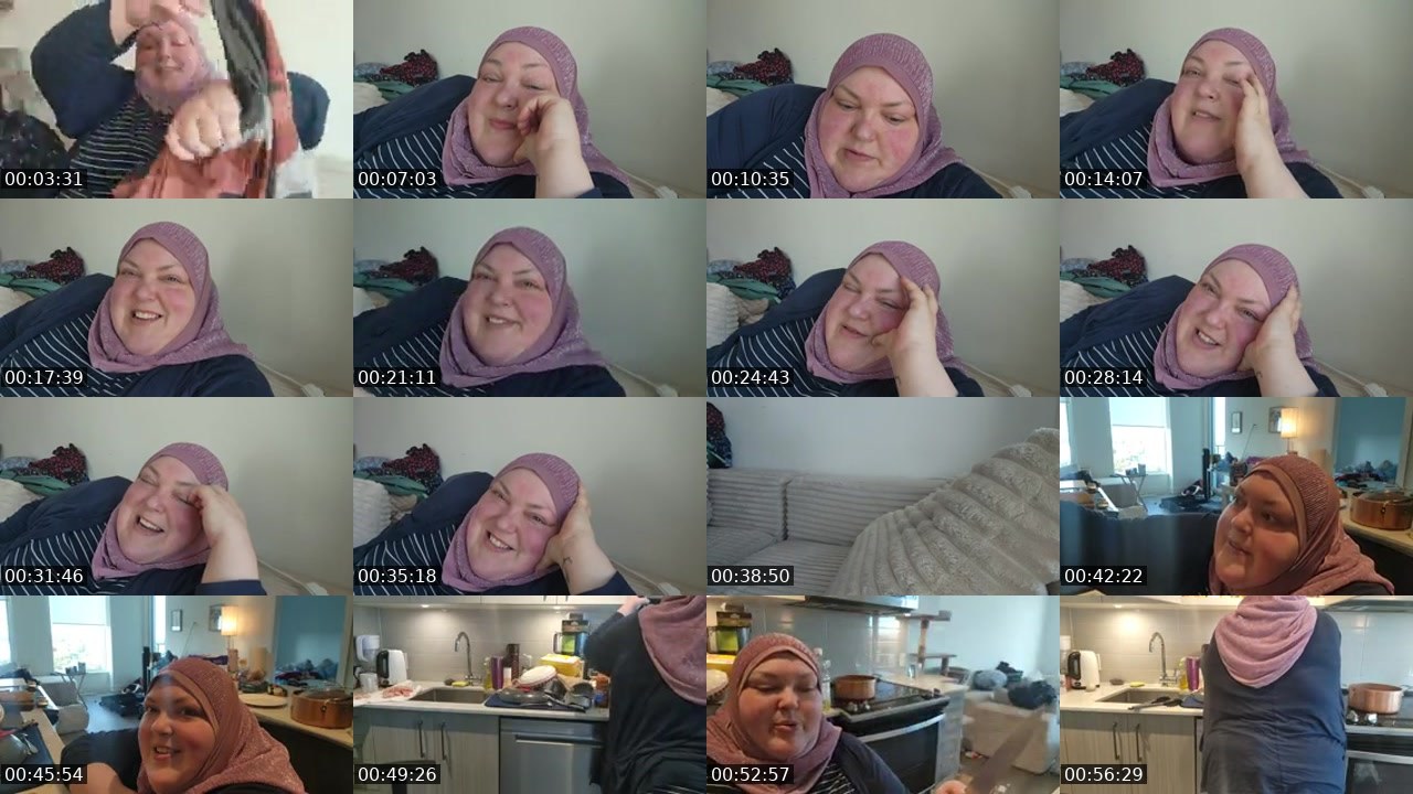 Contact-sheet preview of foodiebeautykick's Kick recording