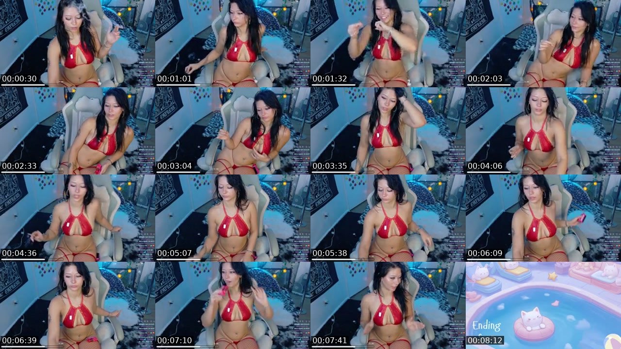 Contact-sheet preview of BlissyxAngel's Kick recording