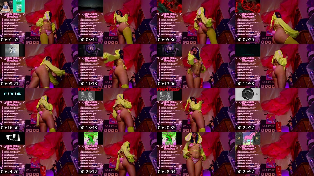 Contact-sheet preview of Vixie_Vu's Kick recording