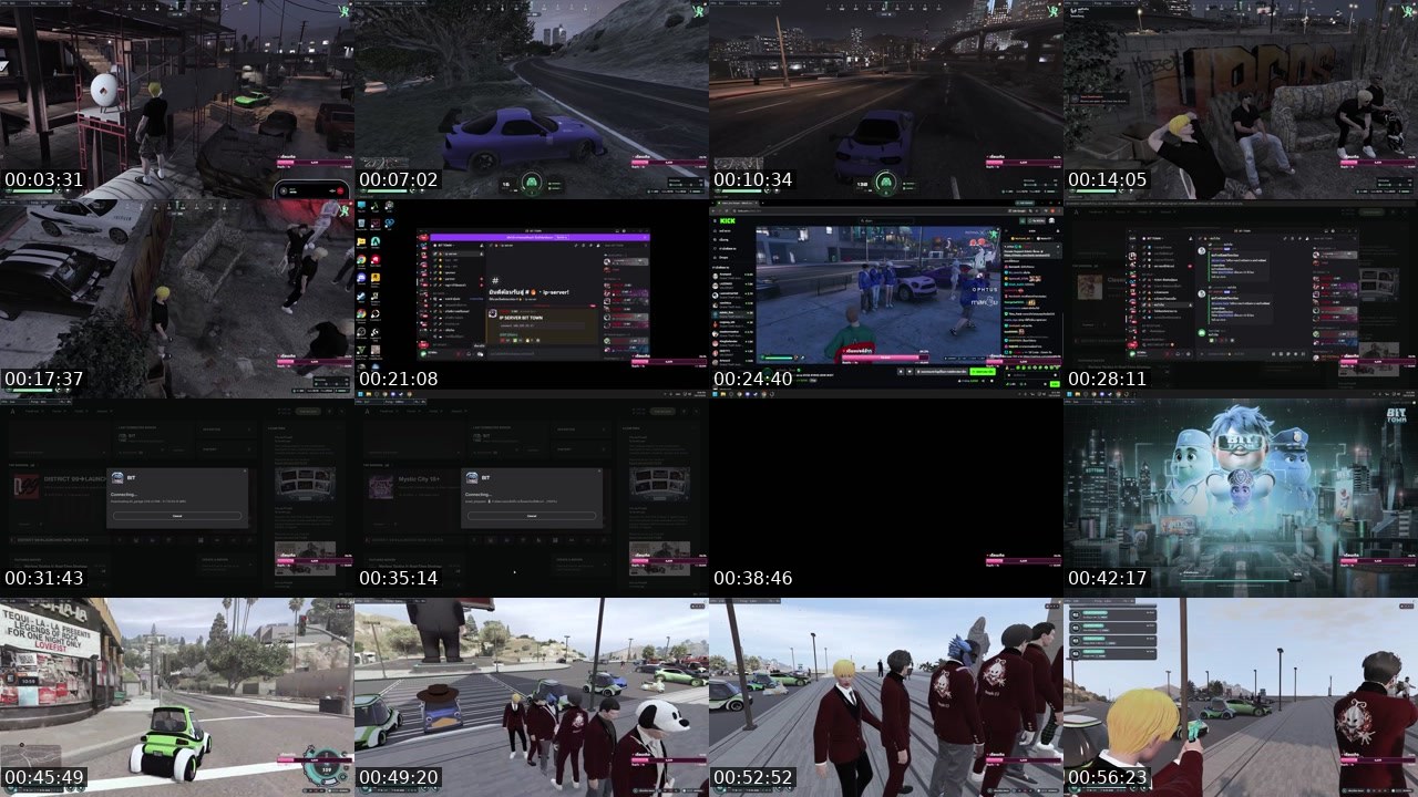 Contact-sheet preview of Senxlhai's Kick recording