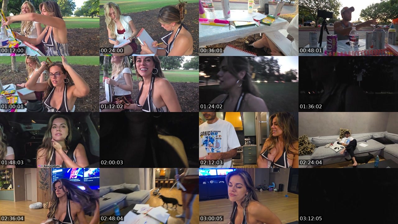 Contact-sheet preview of Alexis's Kick recording