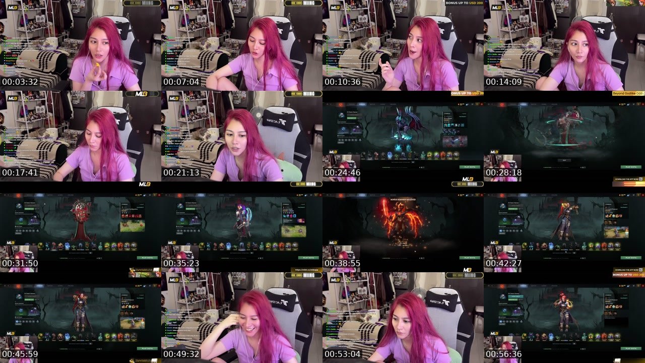 Contact-sheet preview of inamiing's Kick recording