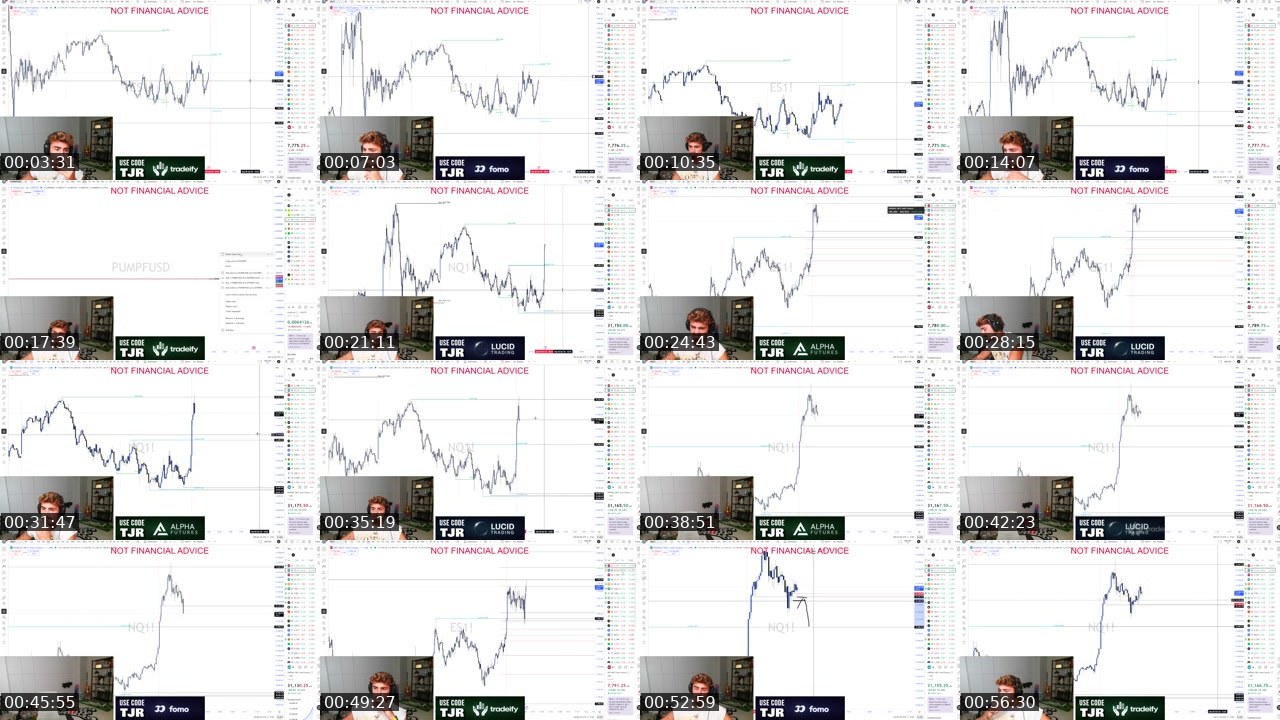 Contact-sheet preview of TJR's Kick recording