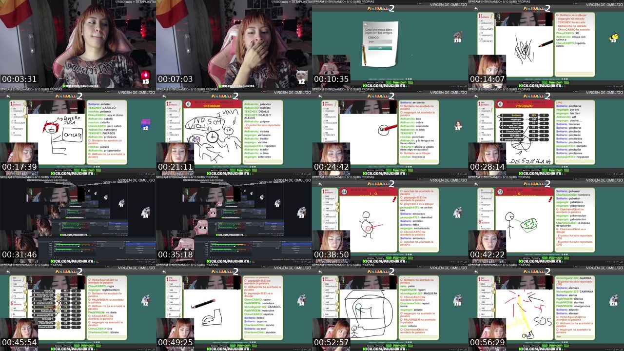 Contact-sheet preview of PauChikita's Kick recording