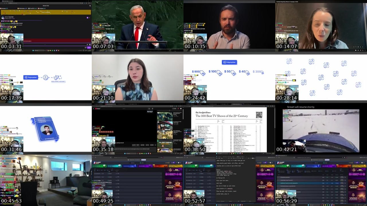 Contact-sheet preview of xQc's Kick recording