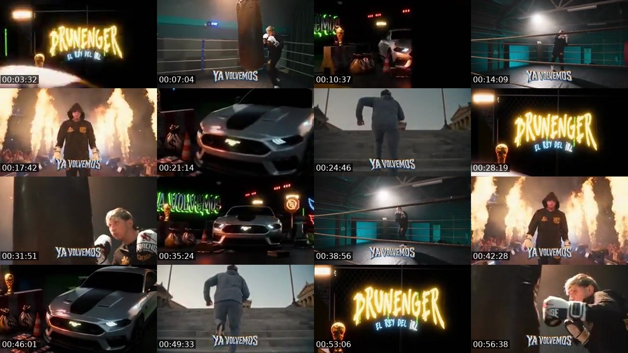 Contact-sheet preview of Brunenger's Kick recording