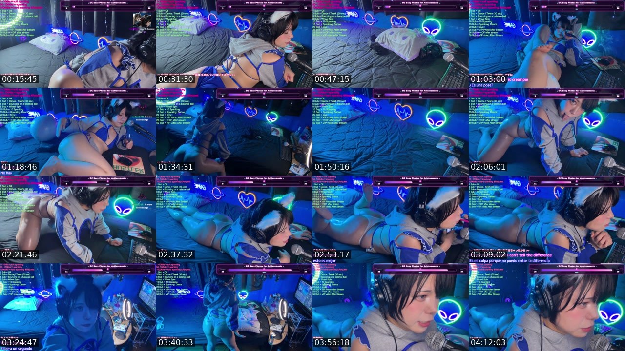 Contact-sheet preview of nekomakaguya's Kick recording