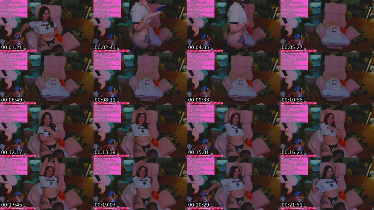 Contact-sheet preview of LitneySpears's Kick recording