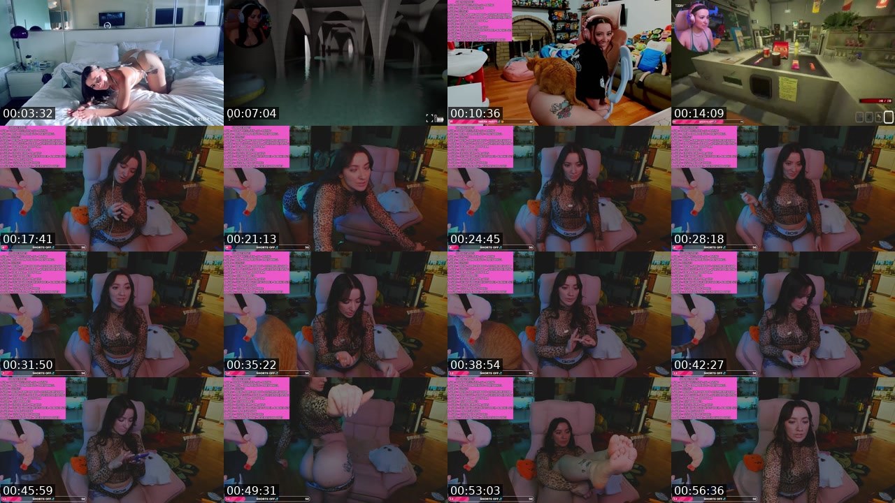 Contact-sheet preview of LitneySpears's Kick recording