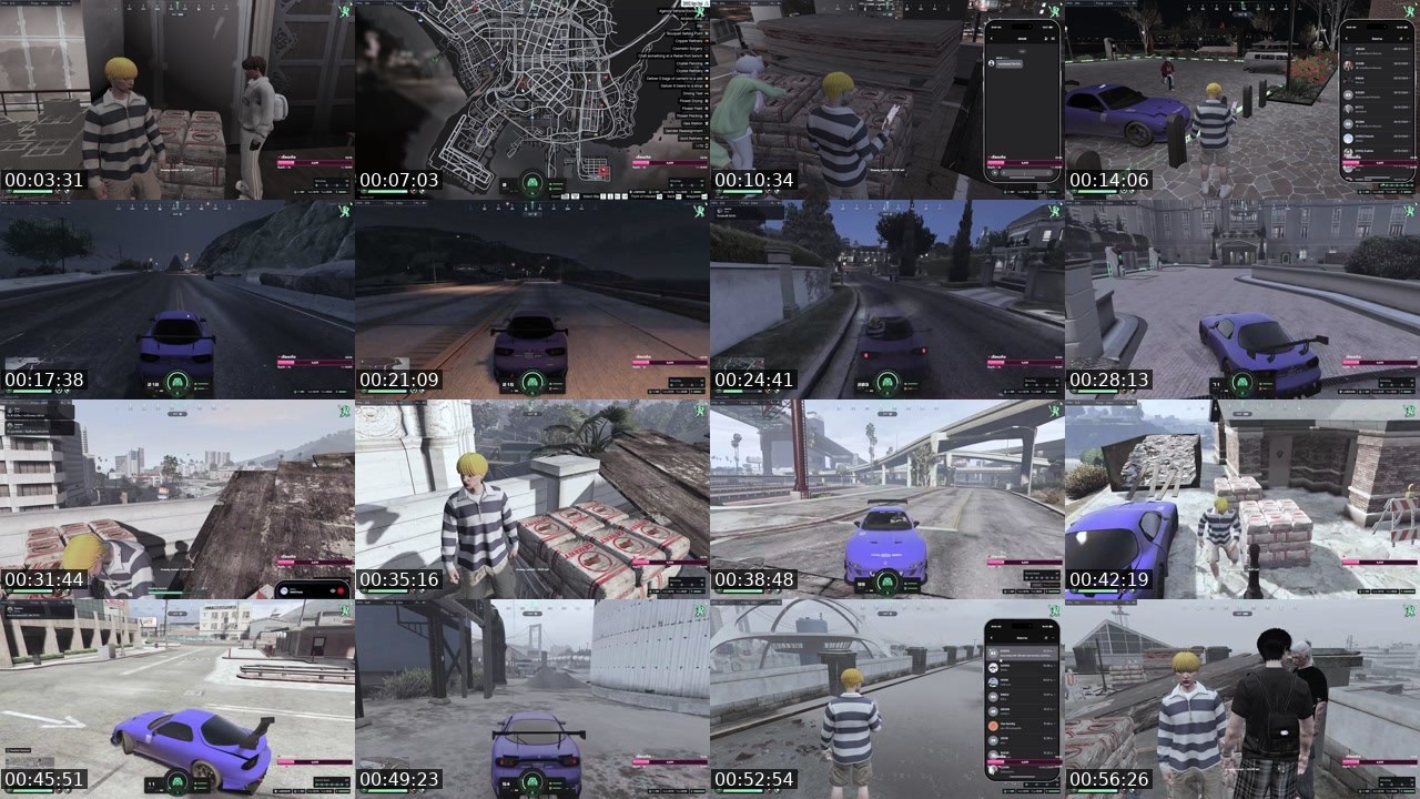 Contact-sheet preview of Senxlhai's Kick recording