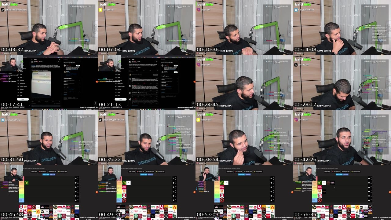 Contact-sheet preview of Balti's Kick recording