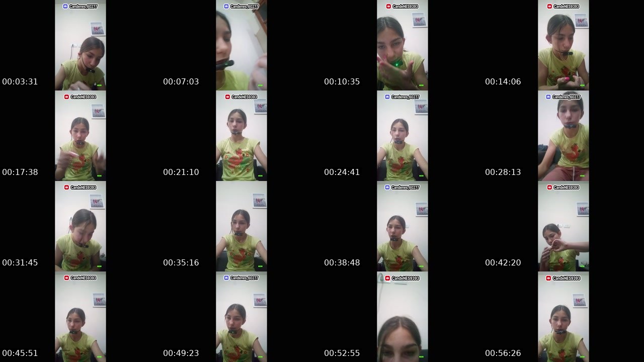 Contact-sheet preview of CandeNES's Kick recording