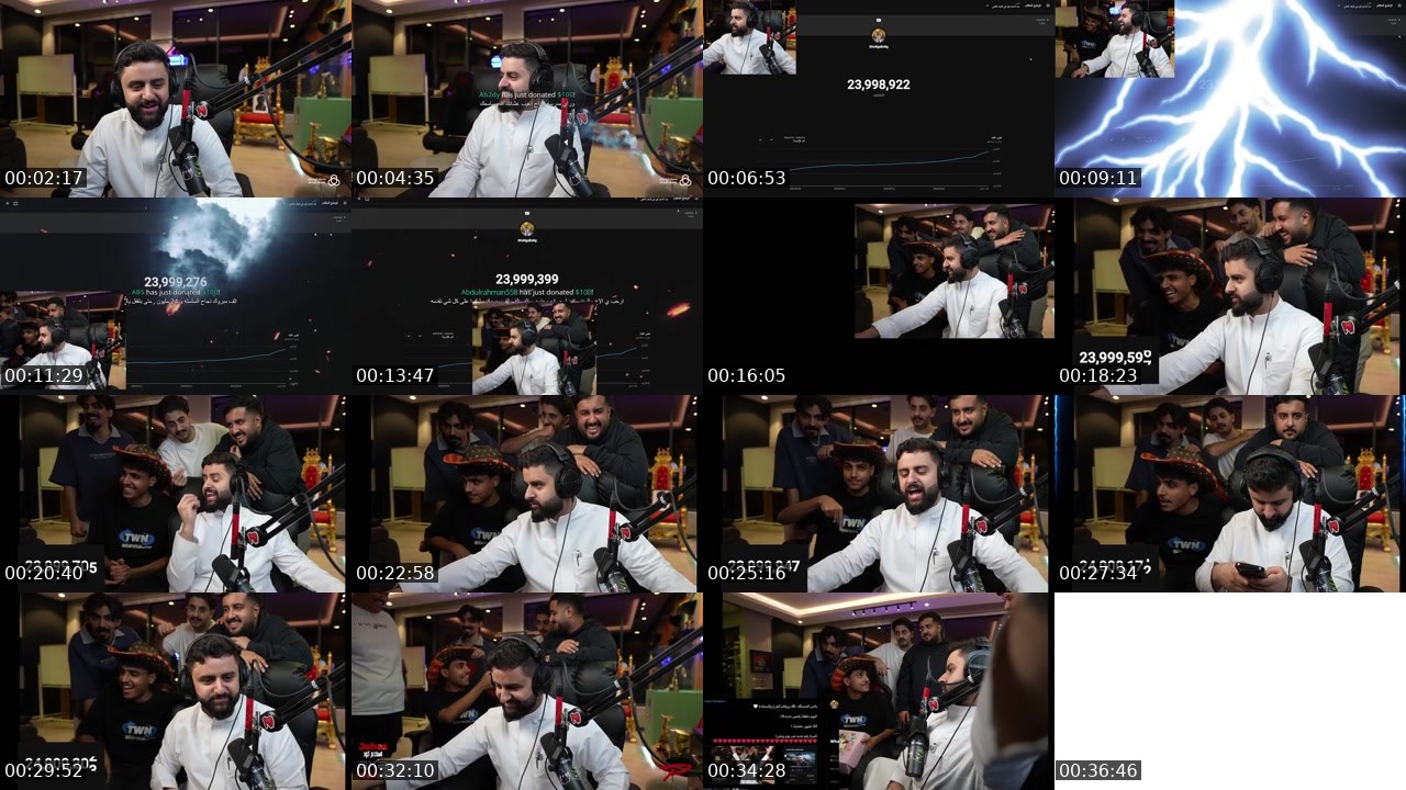 Contact-sheet preview of SXB's Kick recording