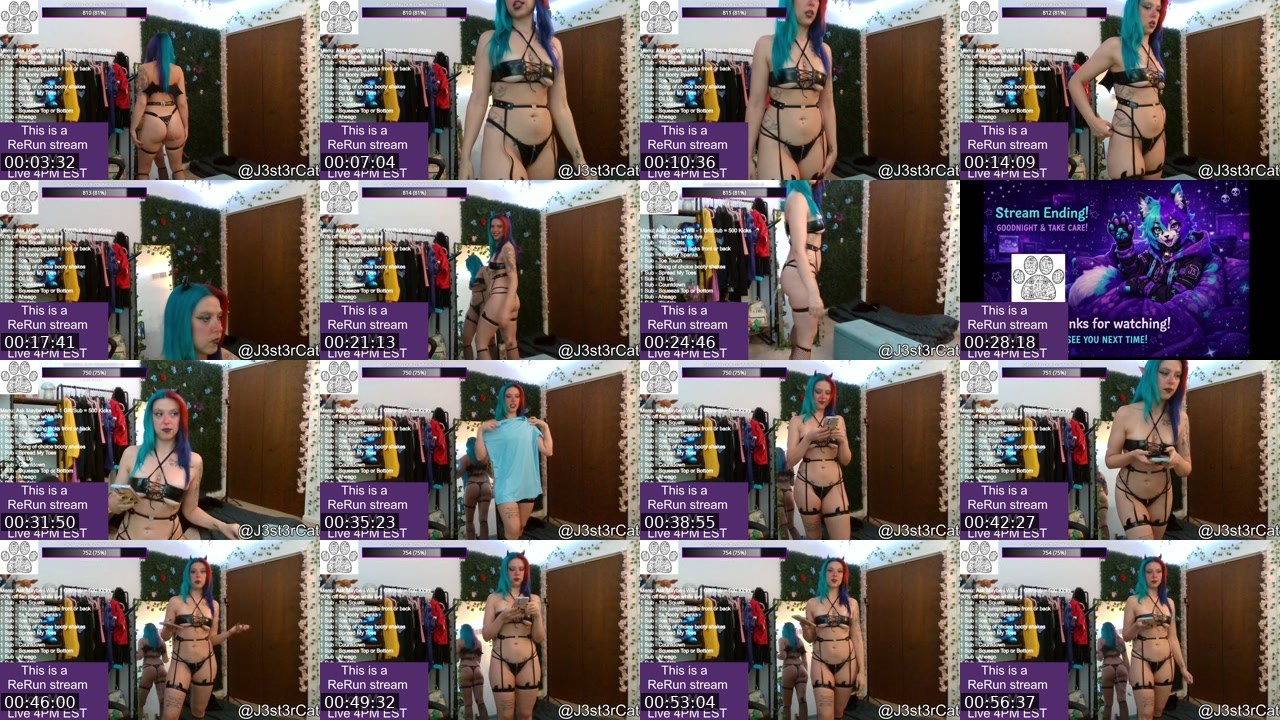Contact-sheet preview of J3st3rcat's Kick recording